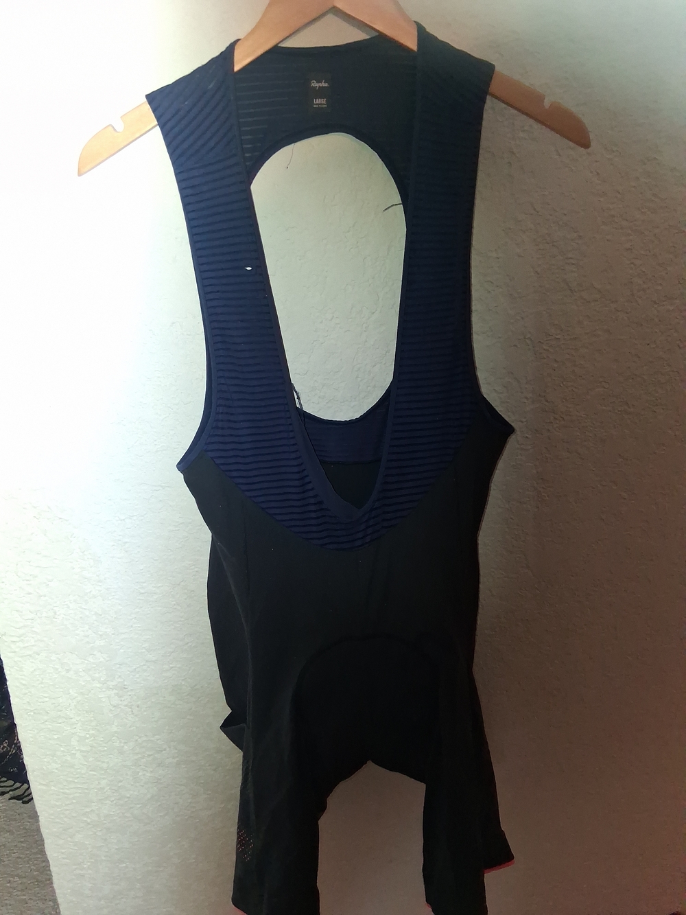 Rapha Men's Cycling Bib Shorts Black with Navy Bib